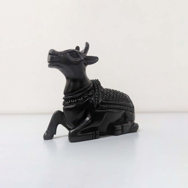 Nandi Statue - 4 Inches | Karungali Statue/ Nandi Idol for Pooja - Image 2